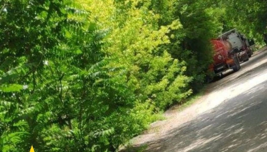 Промислова зона Сімферополя, де партизани АТЕШ зафіксували паливні цистерни (Фото: Атеш / Telegram)