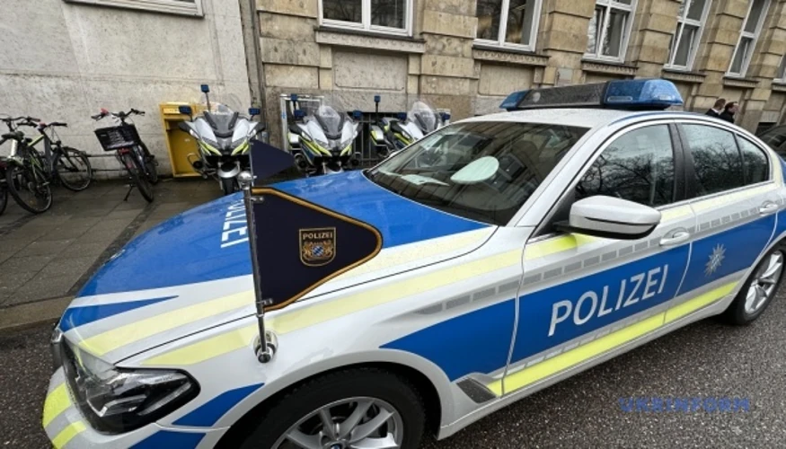 Поліція Баварії та місце затримання 33-річного громадянина України у федеральній землі Тюрингія
