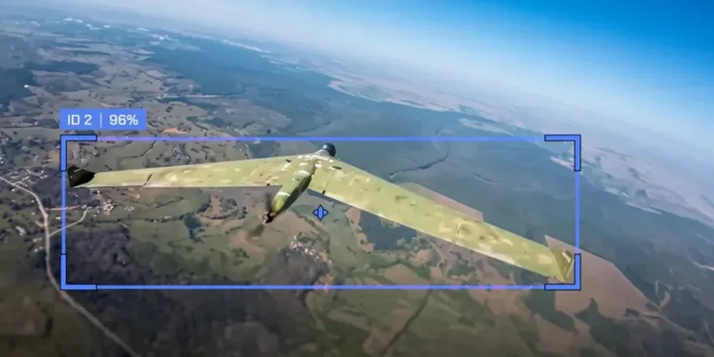 Знищення російських безпілотників (фото надане Міноборони України)