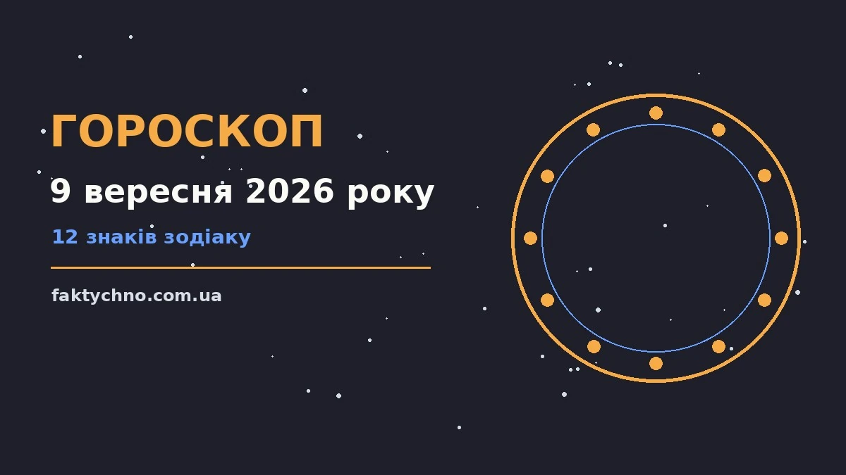 Астрологічний гороскоп на 9 вересня 2026 року: знаки Зодіаку, нотатки і кава на столі
